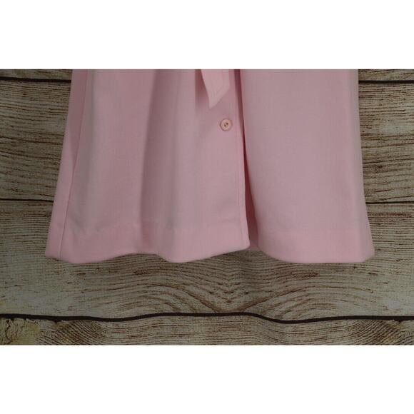 VINTAGE Empress of Dallas Womens Size Medium Midi Button Up Dress Pink - Picture 6 of 8